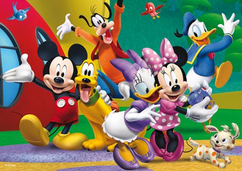 Disney Mickey Mouse clubhouse, puzzletube - 35 brikker (2)